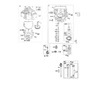 Craftsman 12728876 engine sump/oil pump/dipstick diagram
