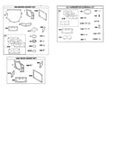 Engine/valve gasket sets