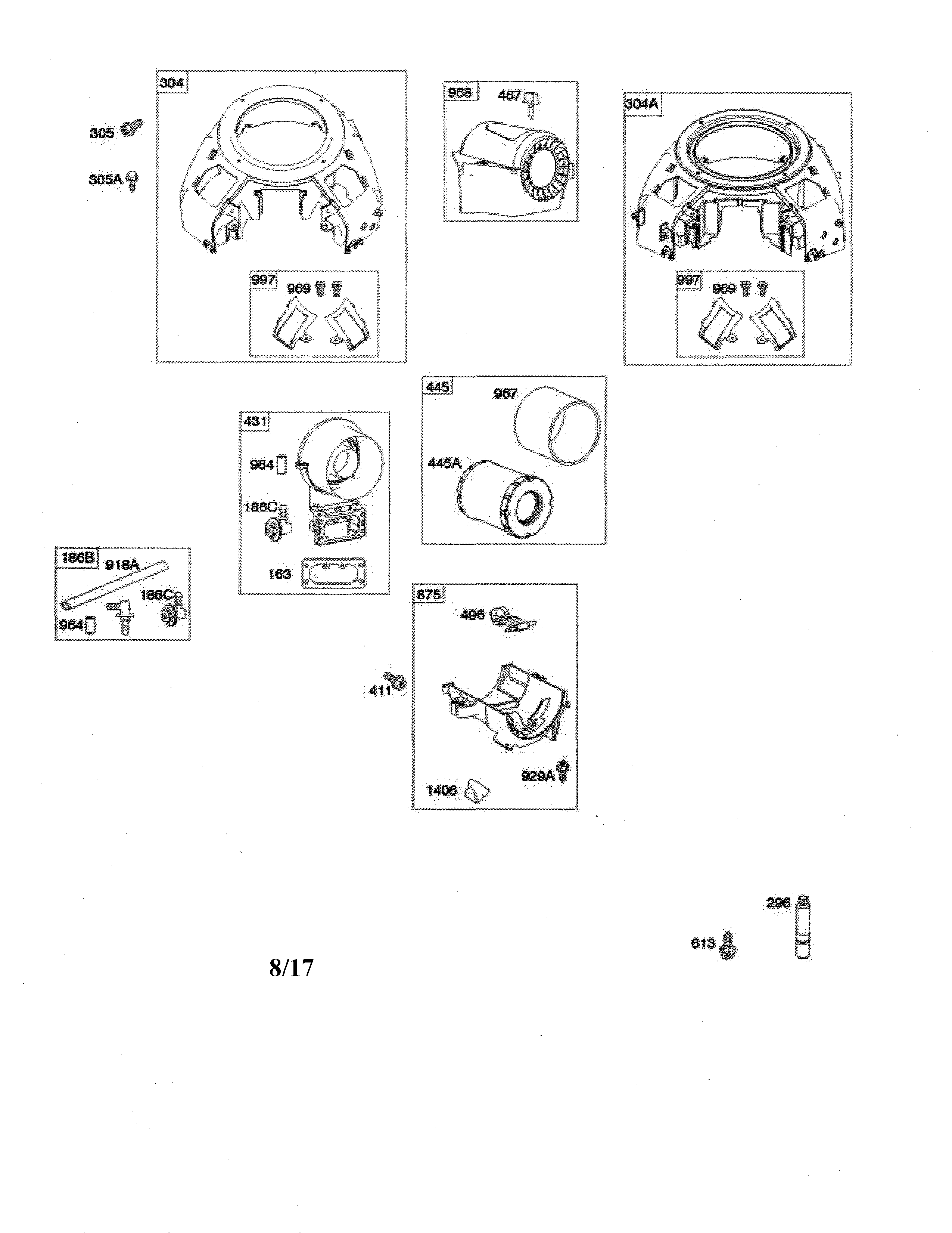 Blower housing/air cleaner