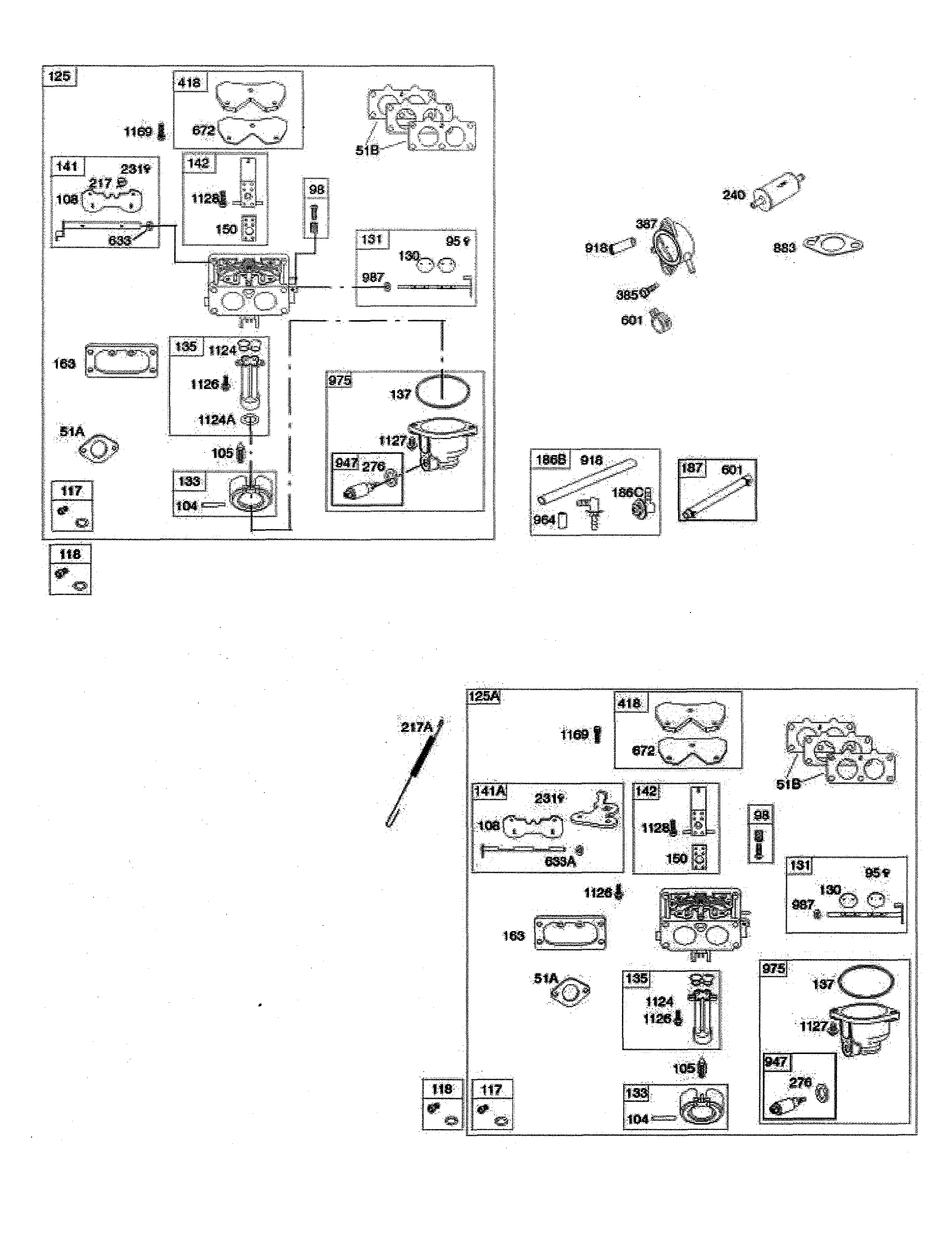 Carburetor/fuel supply