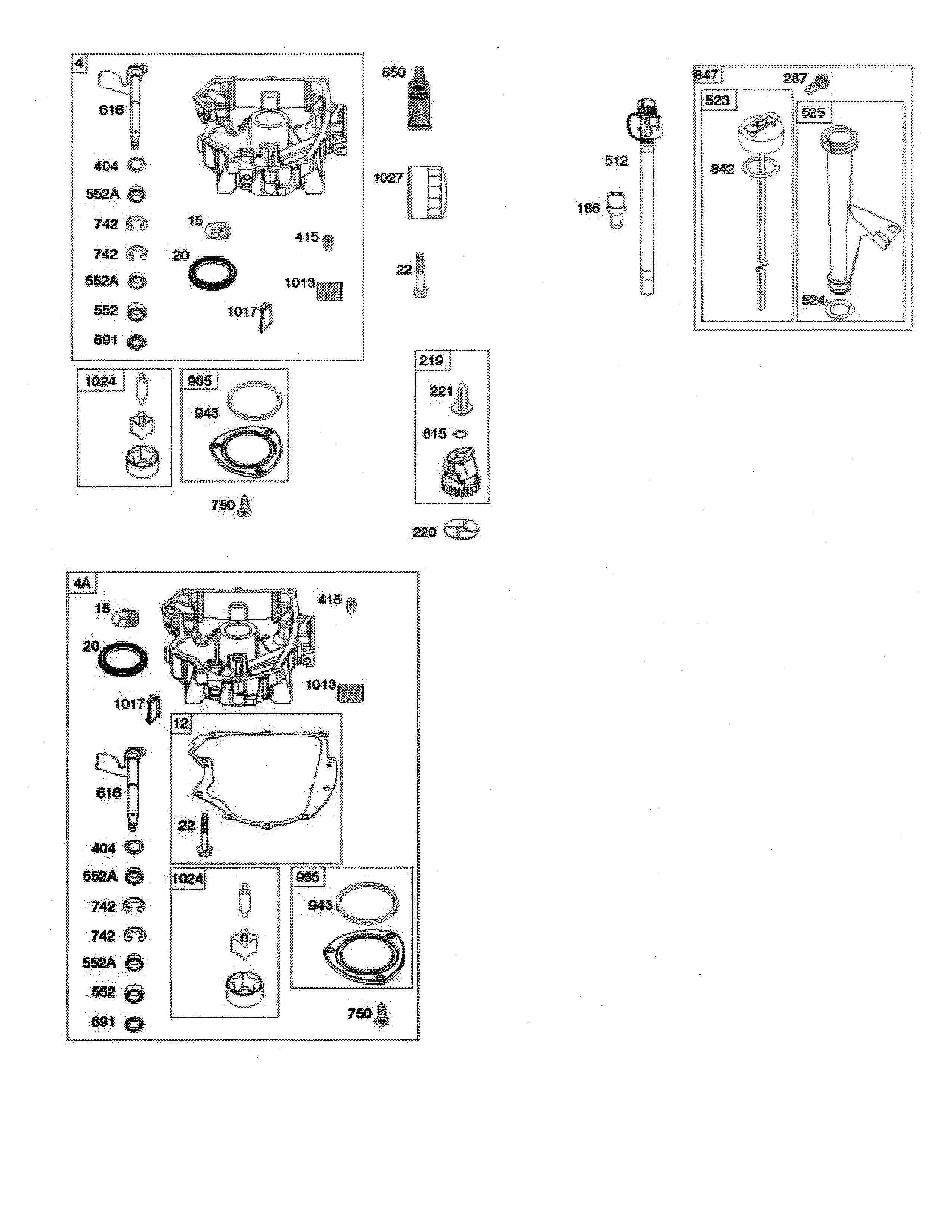 Engine sump/oil pump/dipstick