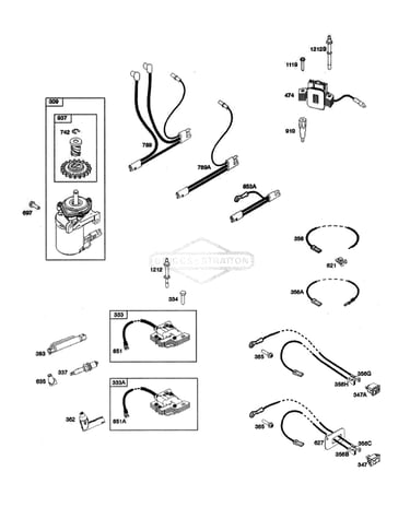 Electric starter/ignition