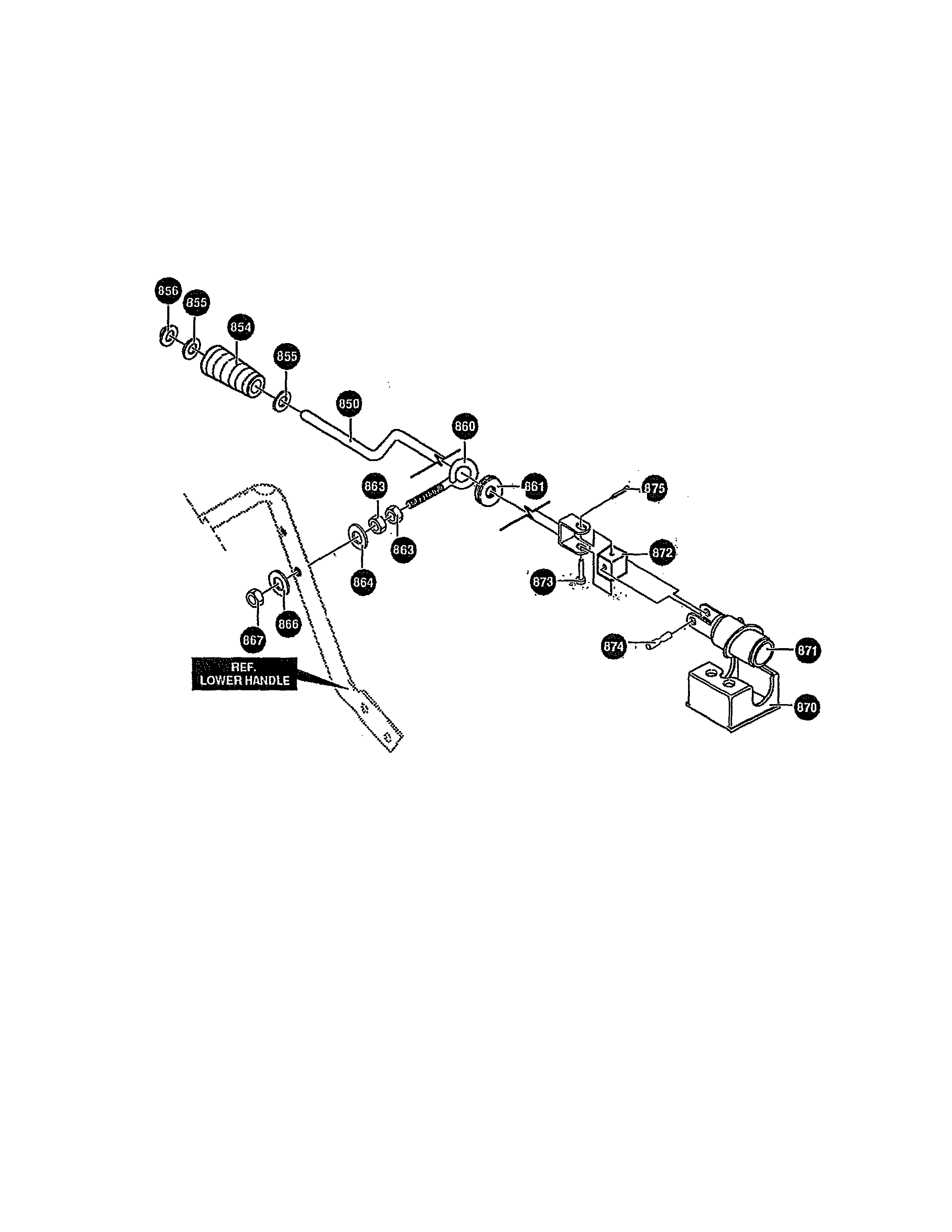 CHUTE CRANK ASSEMBLY