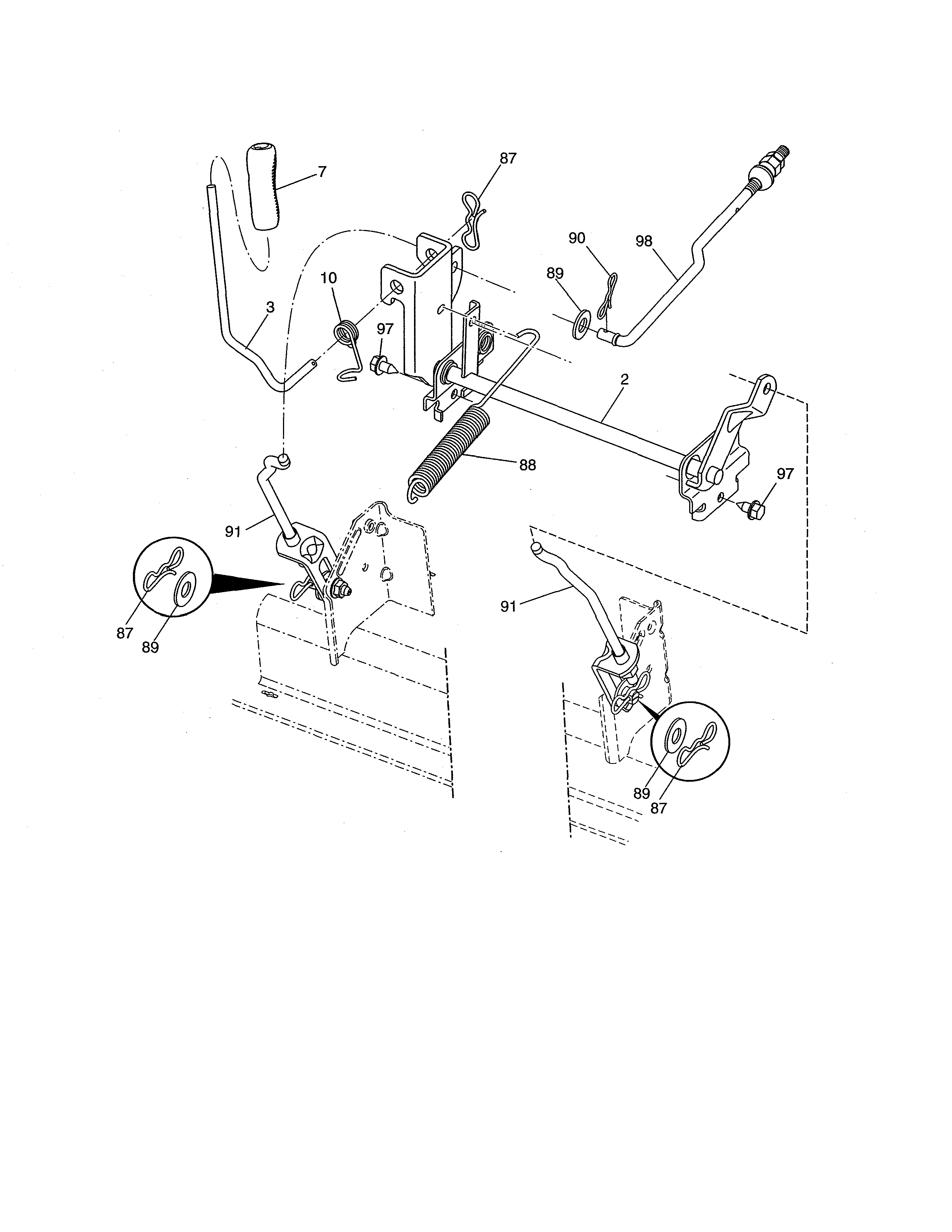 Mower lift
