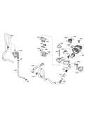 Heat pump/drain pump/water inlet