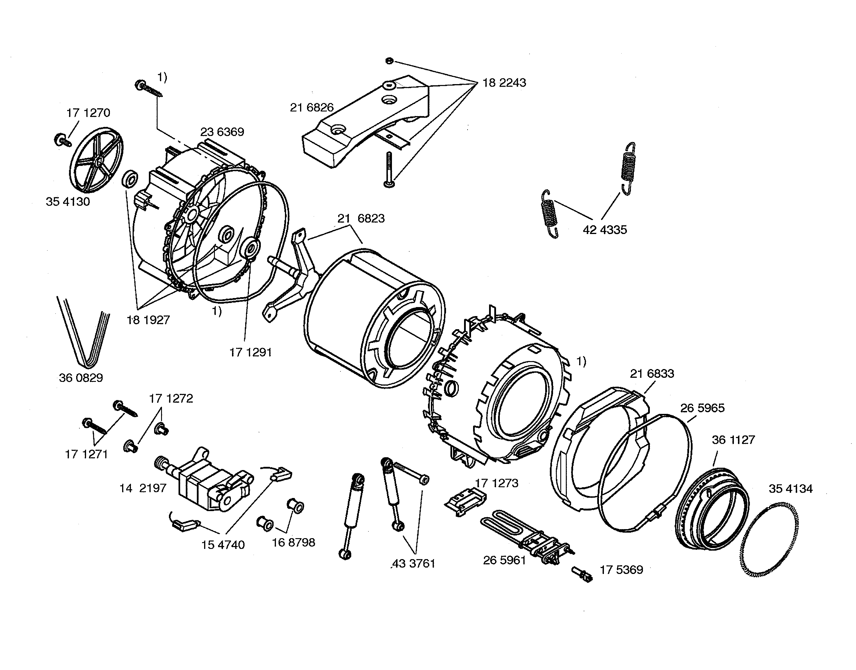 Motor/tub