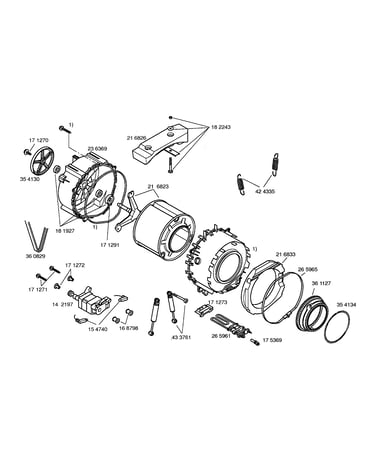 Motor/tub