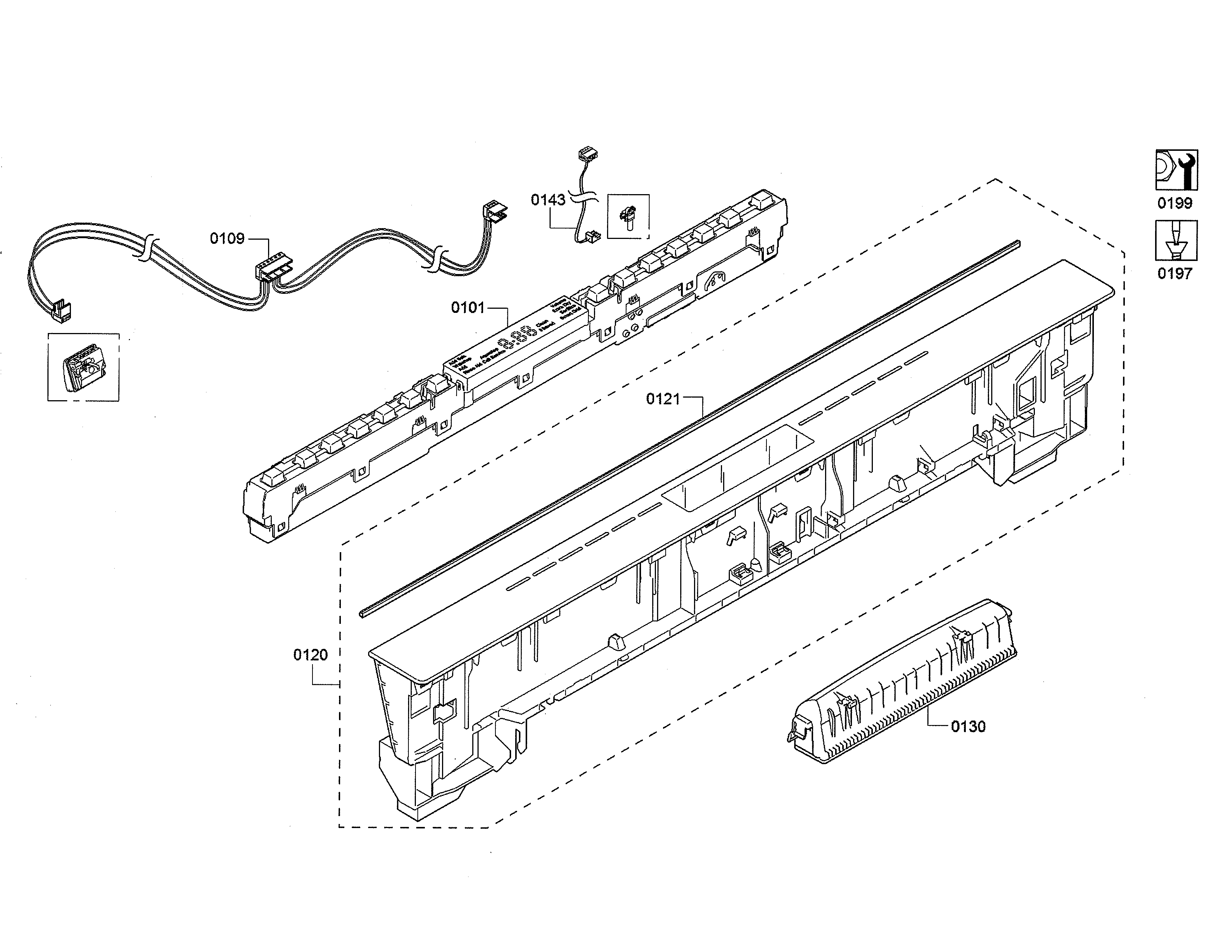 FACIA PANEL/OPERATING MODULE