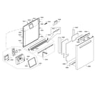 Bosch SHPM78W54N/01 door/dispenser diagram