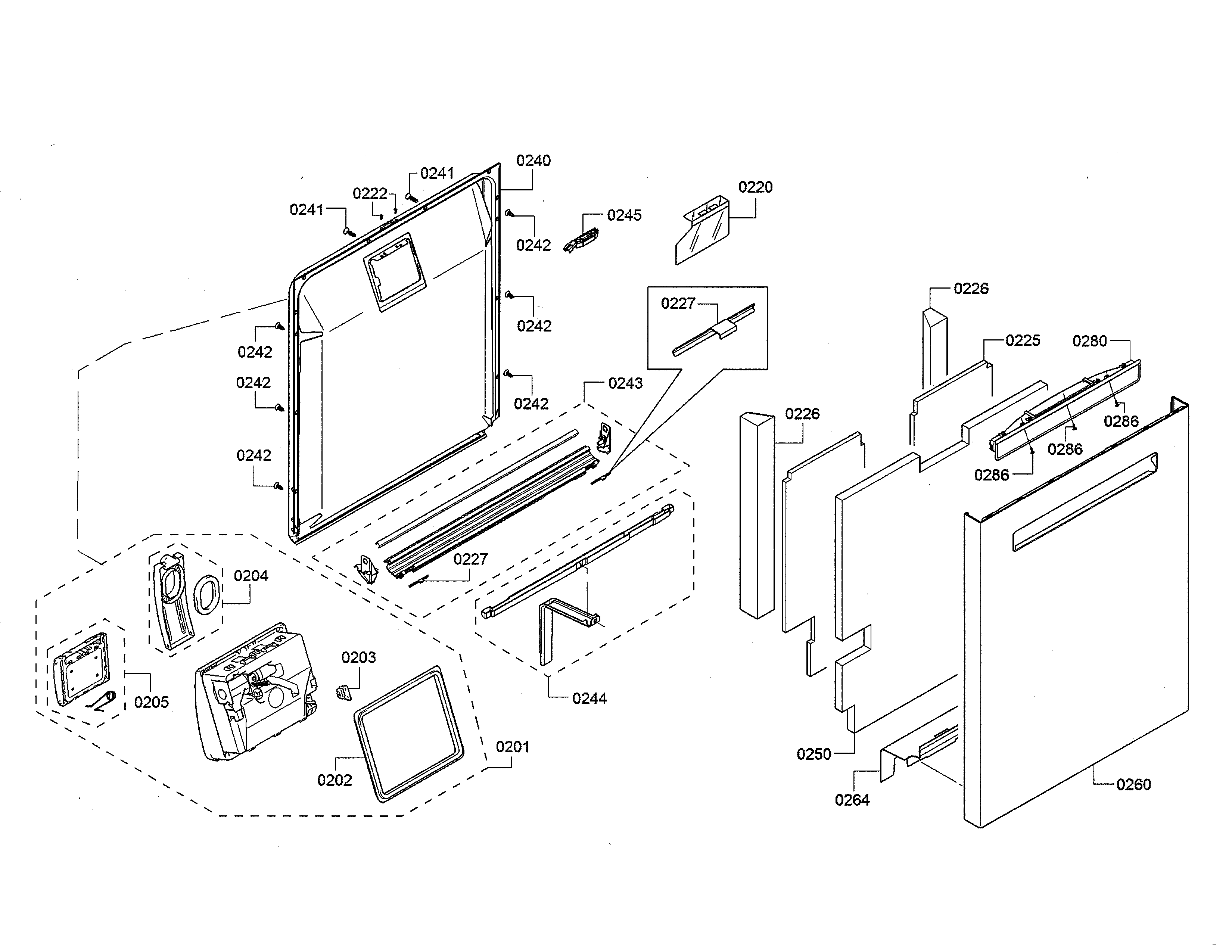 DOOR/DISPENSER