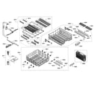 Bosch SHPM78W54N/01 racks/spray arm diagram
