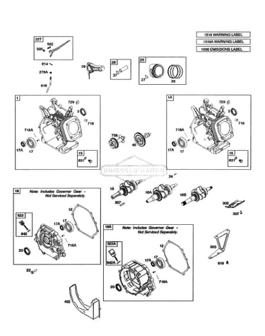Cylinder/crankcase/crankshaft