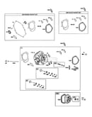 Cylinder head/gasket sets