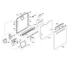 Bosch SHP865WF2N/01 door/dispenser diagram