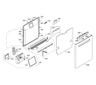 Bosch SHP865WF5N/01 door/dispenser diagram