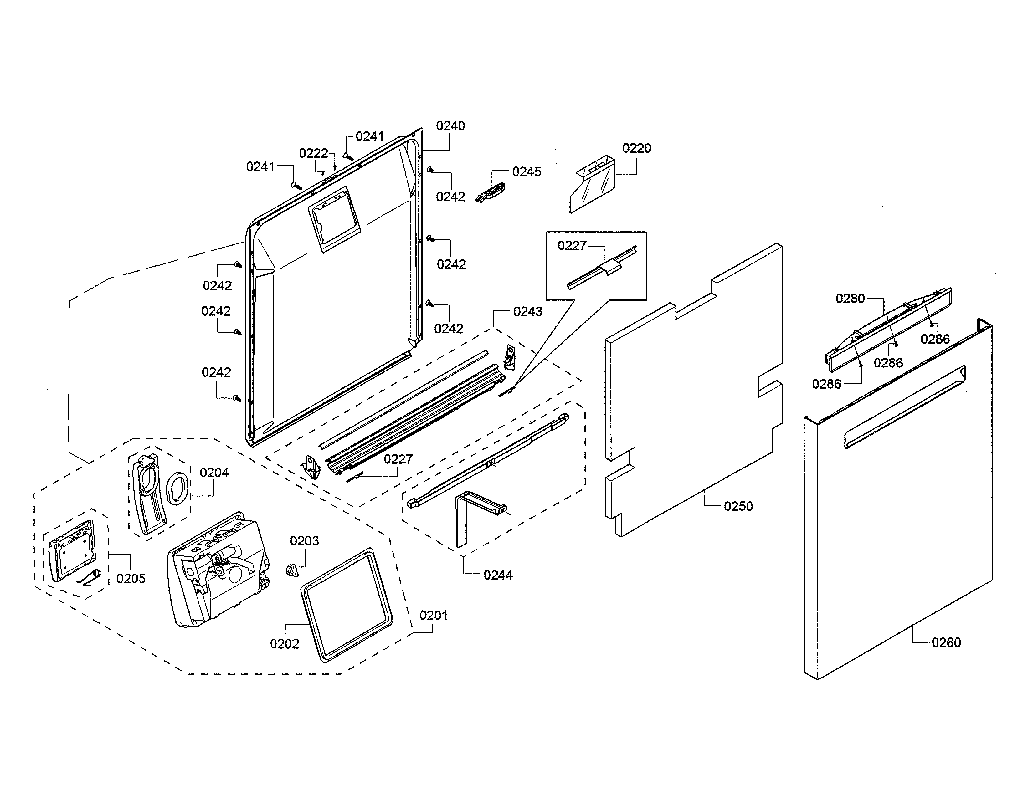 Door/dispenser