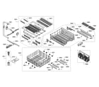 Bosch SHP865WF5N/01 spray arm/racks diagram