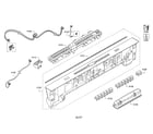 Bosch SHP865WF6N/01 facia panel/controls diagram