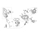 Bosch SHP865WF6N/01 water inlet/sump/heat pump diagram