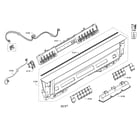 Bosch SHE863WF5N/01 facia panel/controls diagram