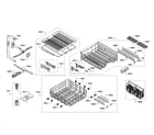 Bosch SHE863WF5N/01 spray arm/racks diagram