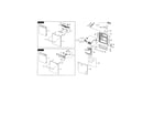 Samsung DMT610RHS/XAC door assembly diagram