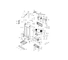 Samsung RS263BBWP/XAA-00 cabinet diagram