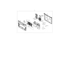 Samsung NE599N1PBSR/AC-02 cooktop assembly diagram