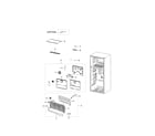 Samsung RT21M6213SG/AA-01 freezer compartment diagram