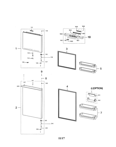 Door compartment