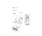 Samsung RT18M6213SG/AA-00 freezing compartment diagram