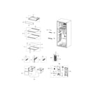 Samsung RT18M6213SG/AA-00 fridge compartment diagram