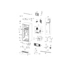 Samsung RT18M6213SG/AA-00 cabinet compartment diagram