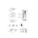 Samsung RT21M6213SR/AA-00 fridge compartment diagram