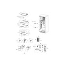 Samsung RT21M6213WW/AA-01 fridge compartment diagram