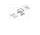 Samsung NX58M5600SW/AA-00 drawer assembly diagram