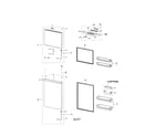 Samsung RT18M6213SG/AA-01 door compartment diagram