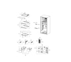 Samsung RT21M6215WW/AA-01 fridge compartment diagram