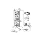 Samsung RB194ACRS/XAC-00 cabinet diagram
