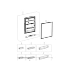 Samsung RB194ACRS/XAC-00 refrigerator door diagram