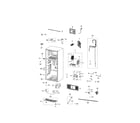 Samsung RT18M6213SR/AA-00 cabinet compartment diagram