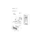 Samsung RT18M6213SR/AA-01 freezing compartment diagram