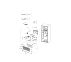 Samsung RT18M6213WW/AA-01 freezing compartment diagram