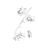 Upper, lower shaft/shield/handle