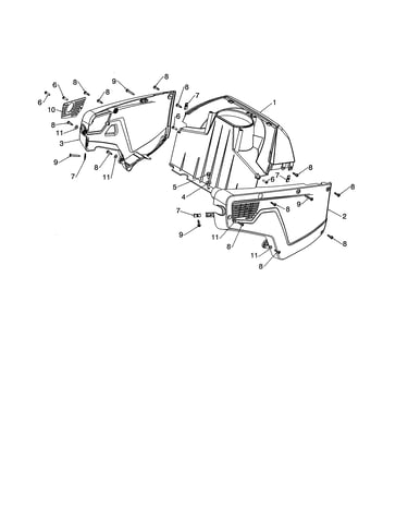 Shroud assembly/plenum