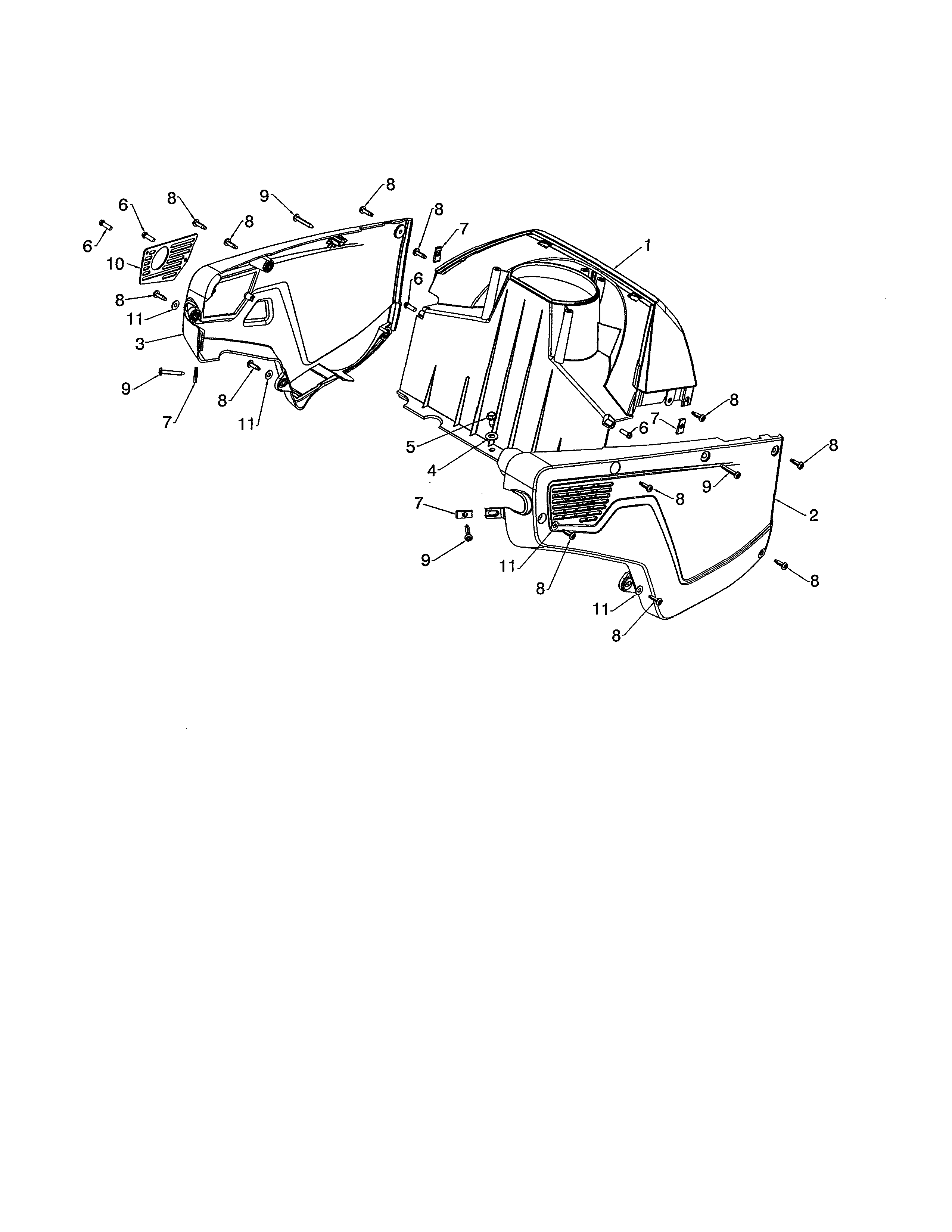 SHROUD ASSEMBLY/PLENUM