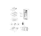 Samsung RT18M6215SR/AA-01 fridge compartment diagram