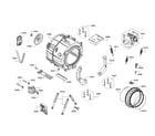Bosch WAW285H2UC/09 drum/motor/power module diagram