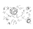 Bosch WAW285H2UC/12 drum/power module diagram