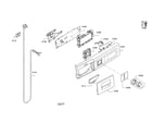 Bosch WAW285H2UC/14 panel-facia/power cord diagram